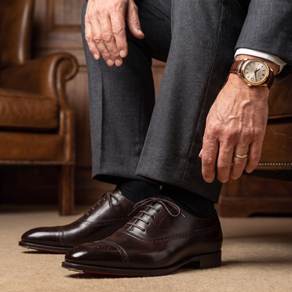 Men's Classic Oxford Brogues, Lace-Up Shoes - view 4