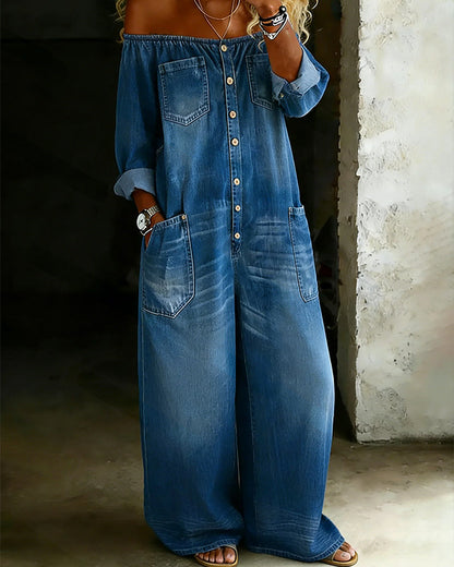 Zarienne — denim jumpsuit