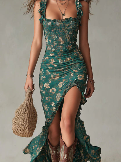 Zola boho dress detail