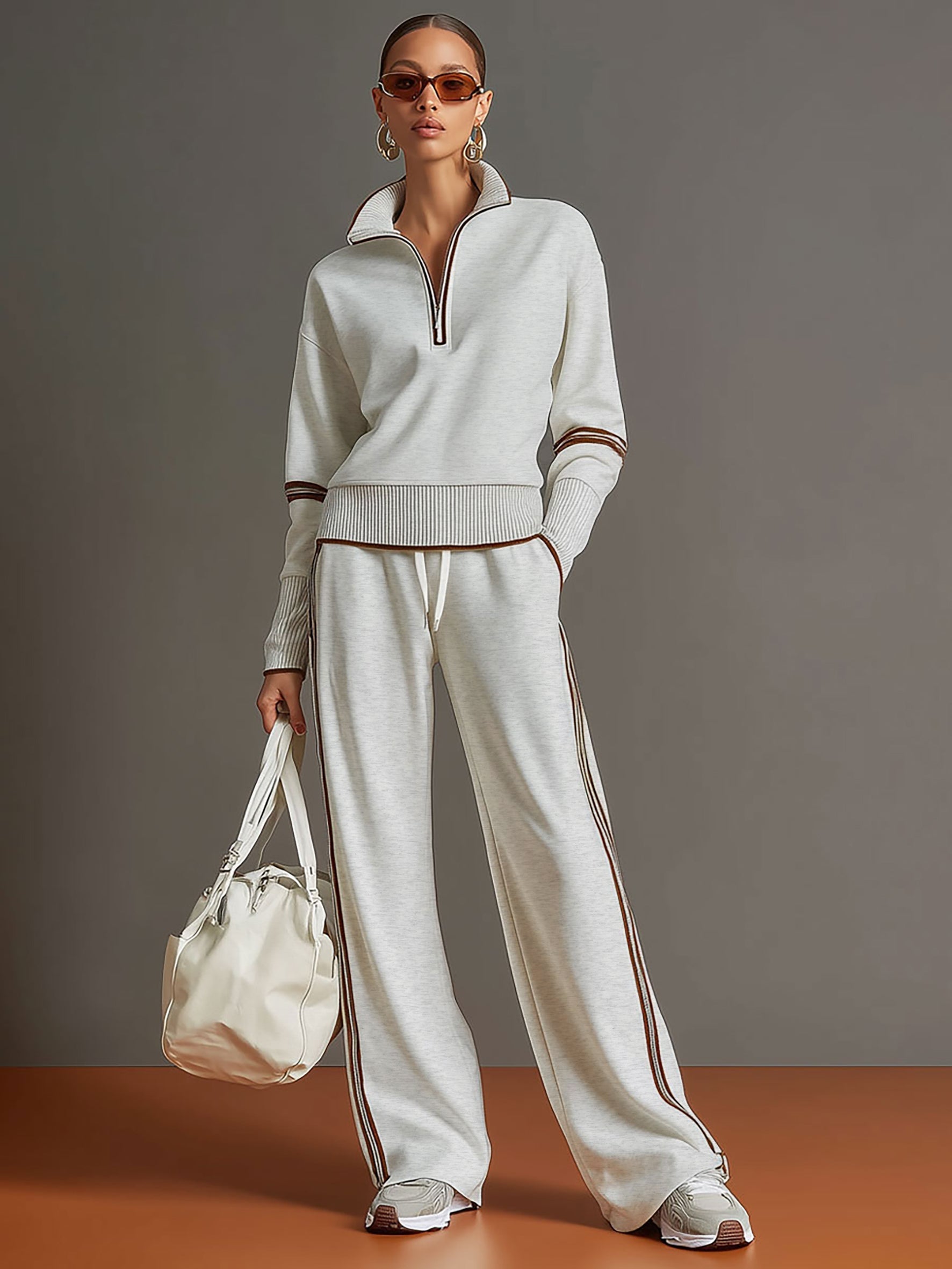 Vera wide-leg trousers detail