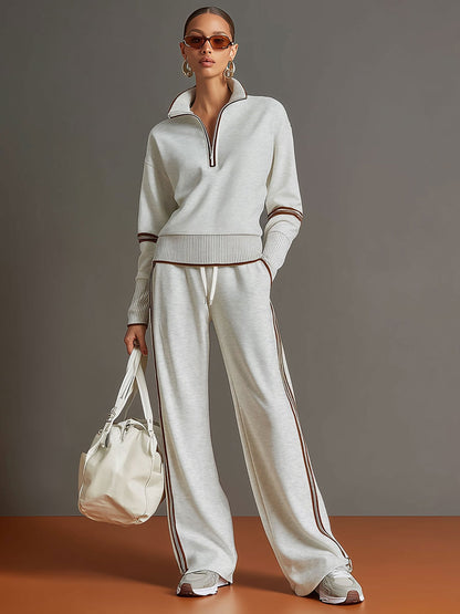 Vera wide-leg trousers detail