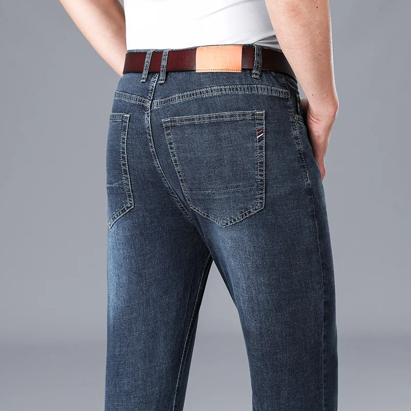 Men's Slim Fit Denim Jeans, Trousers - view 4