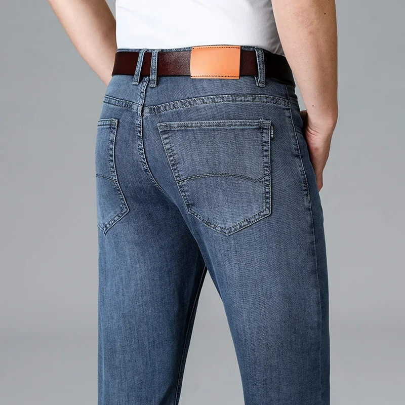 Men's Slim Fit Denim Jeans, Trousers - view 2