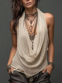 Selivanne | Two-Piece Set Tank Top Matching Set Ribbed Knit