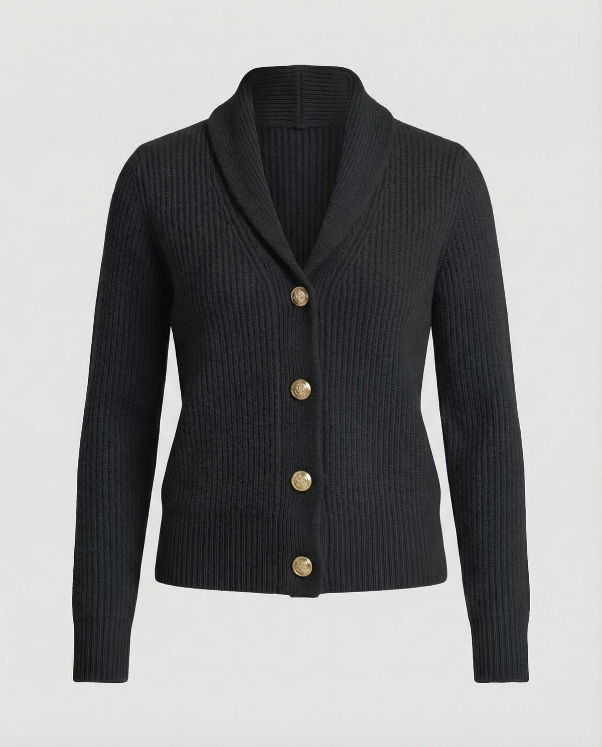Women's Lapel Cardigan, Knitted - view 3