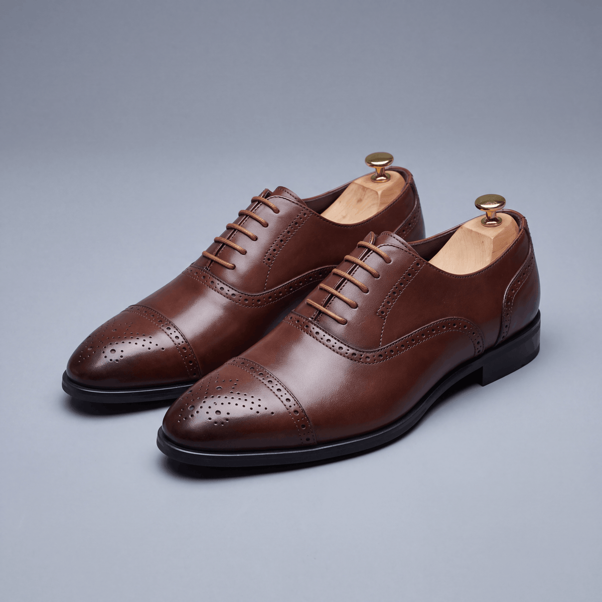 Men's Classic Oxford Brogues, Lace-Up Shoes