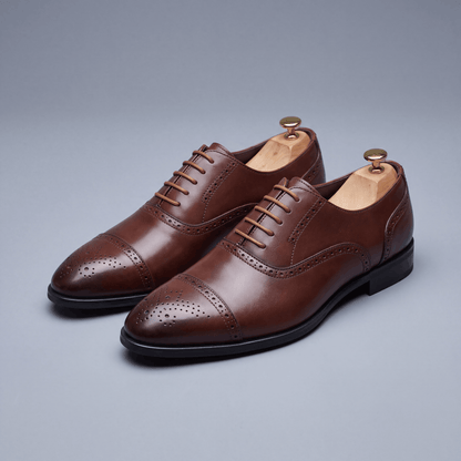 Men's Classic Oxford Brogues, Lace-Up Shoes