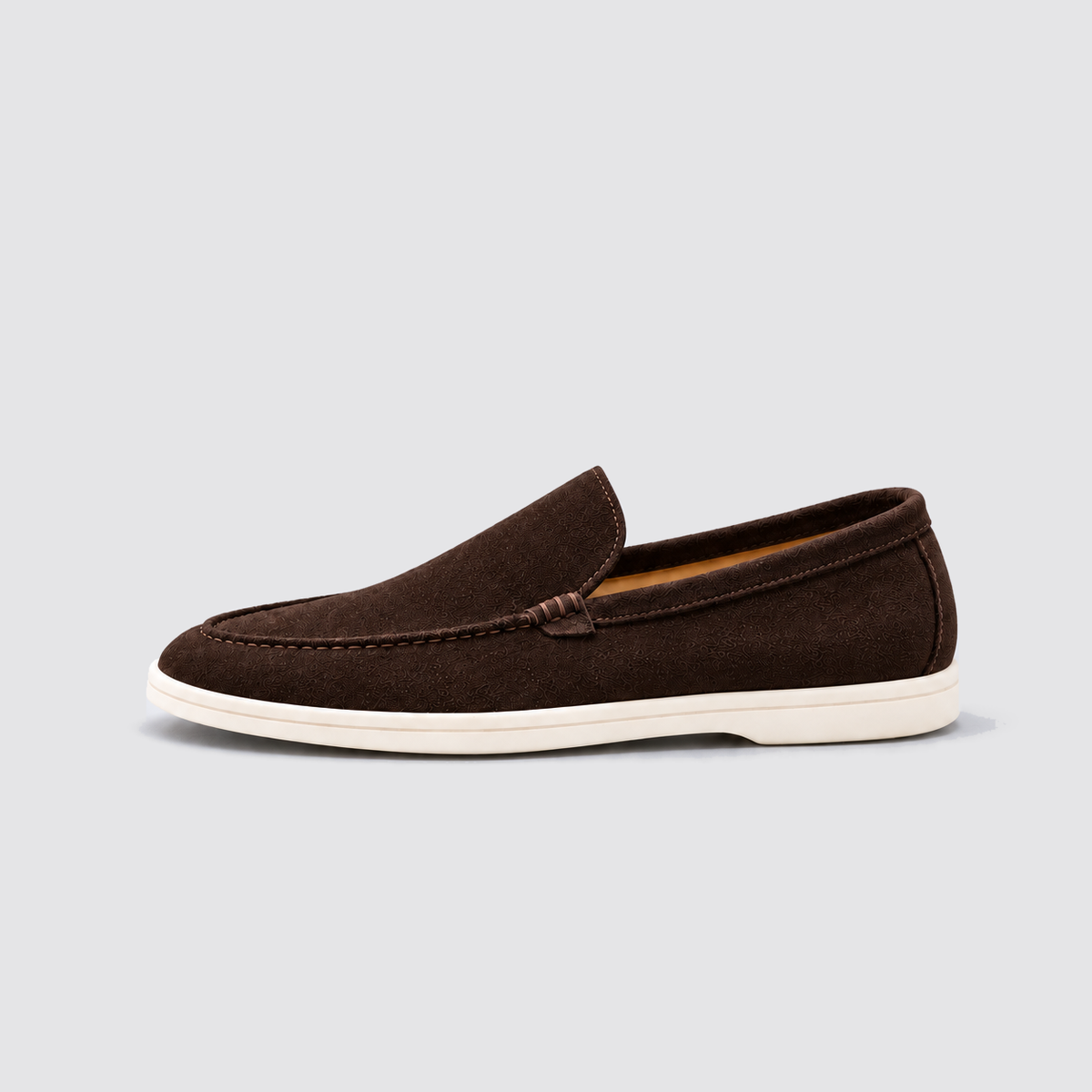 Men's Slip-On Suede-Look Loafers, Shoes - view 3