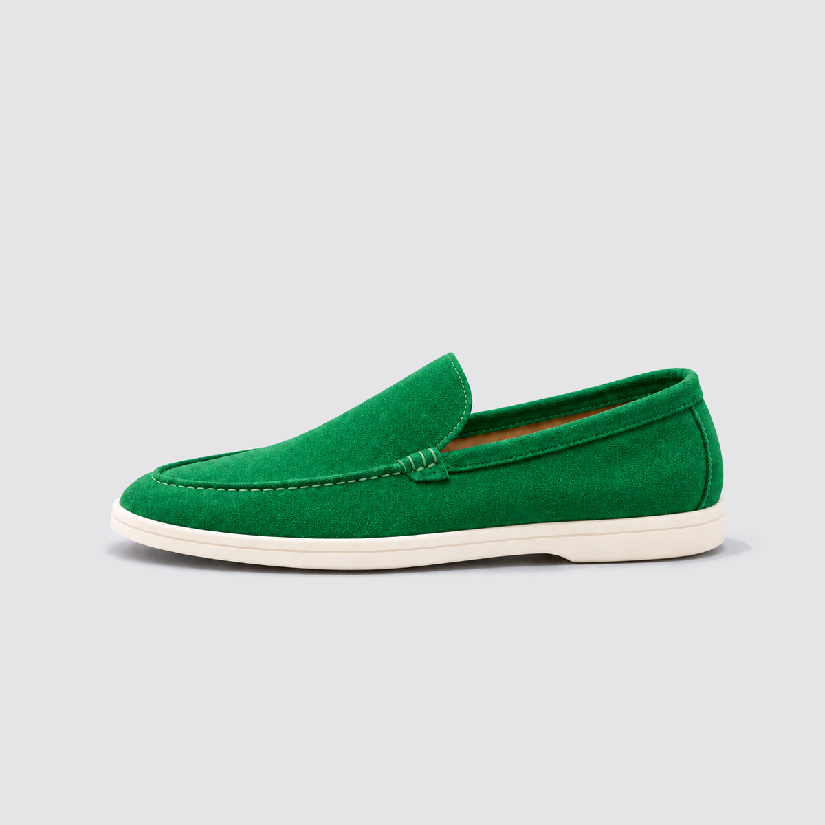 Men's Slip-On Suede-Look Loafers, Shoes - view 7