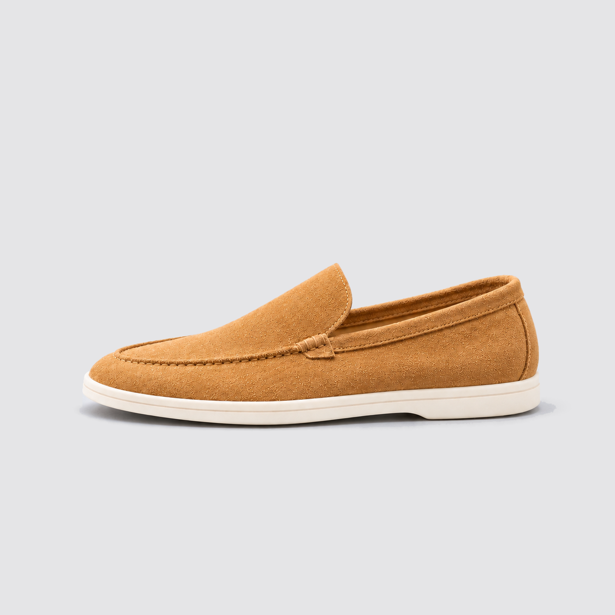 Men's Slip-On Suede-Look Loafers, Shoes - view 8