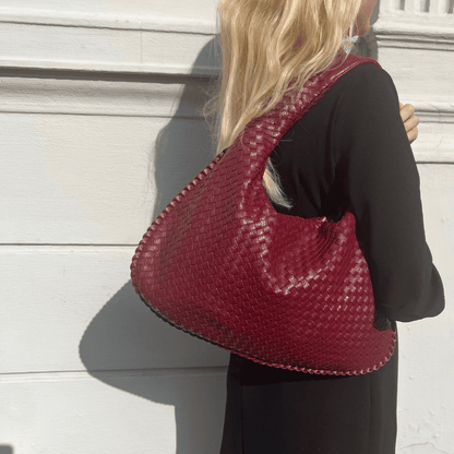 Bernaia | Woven Moon Bag