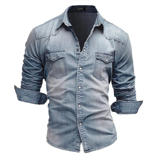 Alan | Camicia in Denim da Uomo