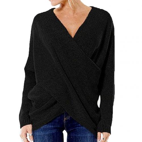 Ilse™ | Casual Cross-Over Sweater