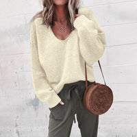 Idone | Oversized V Neck Jumper