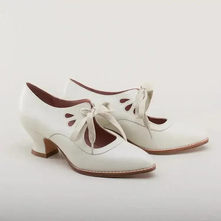 Women's Lace-Up Retro Heels, - view 7