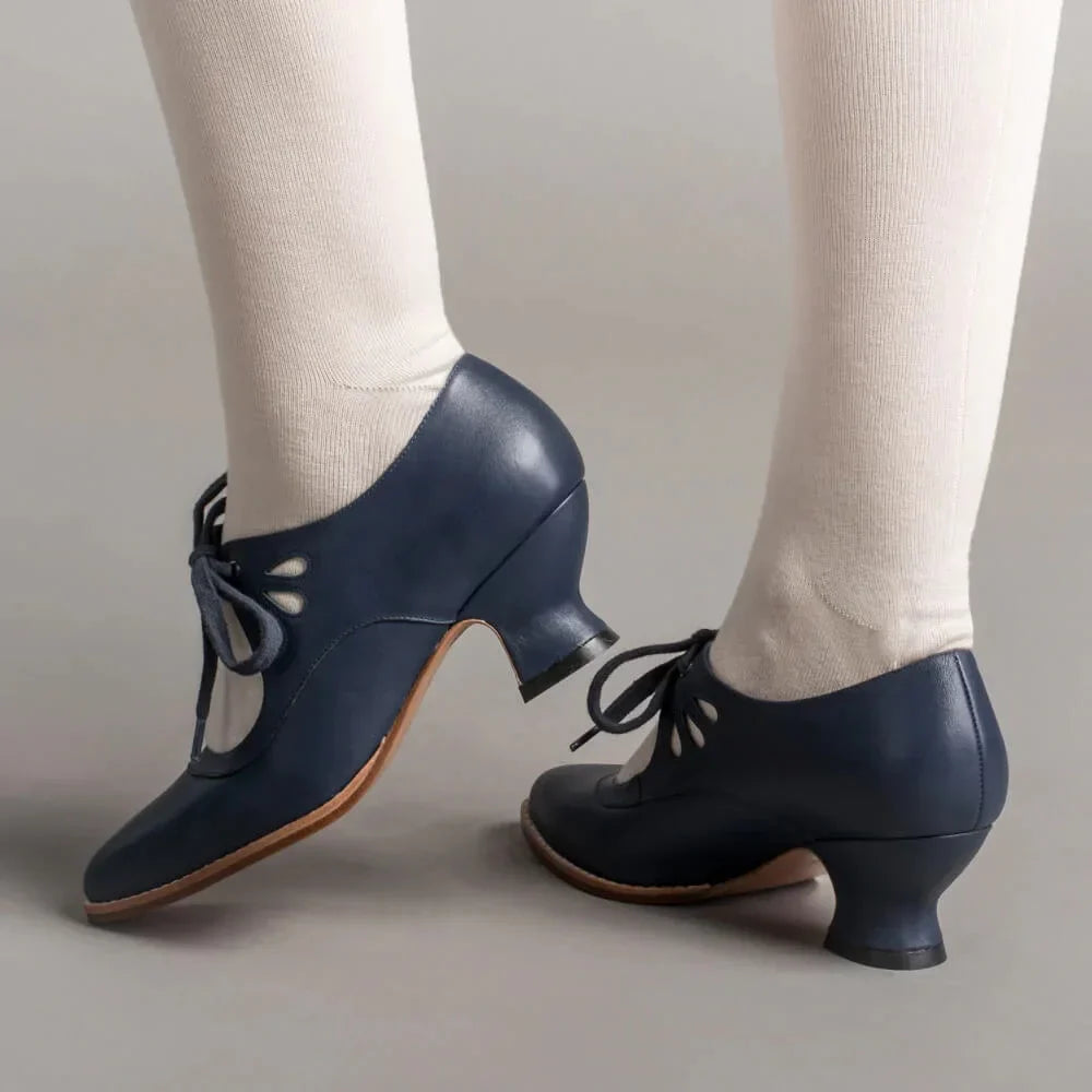 Women's Lace-Up Retro Heels, - view 4