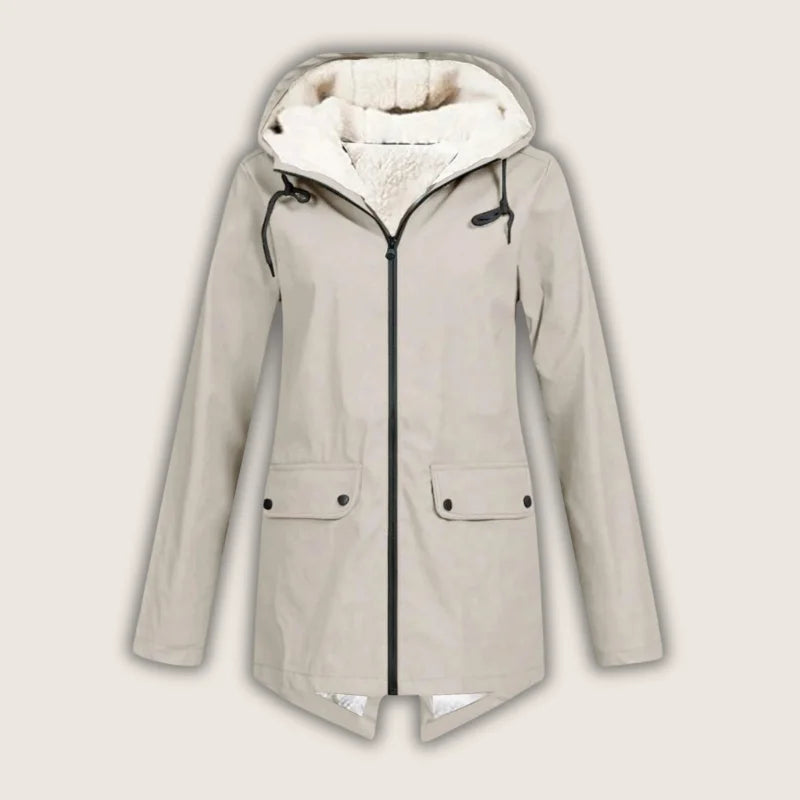 Women's Hooded Sherpa Jacket, Zip-Up - view 4