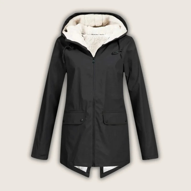 Women's Hooded Sherpa Jacket, Zip-Up - view 5