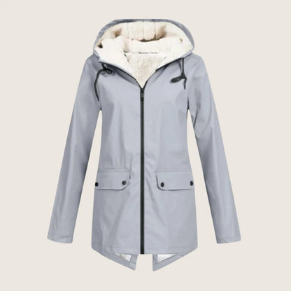 Women's Hooded Sherpa Jacket, Zip-Up - view 3