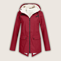 Women's Hooded Sherpa Jacket, Zip-Up