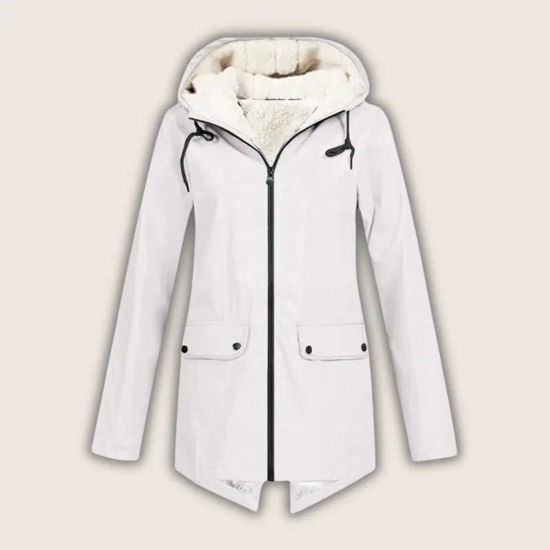 Women's Hooded Sherpa Jacket, Zip-Up - view 7