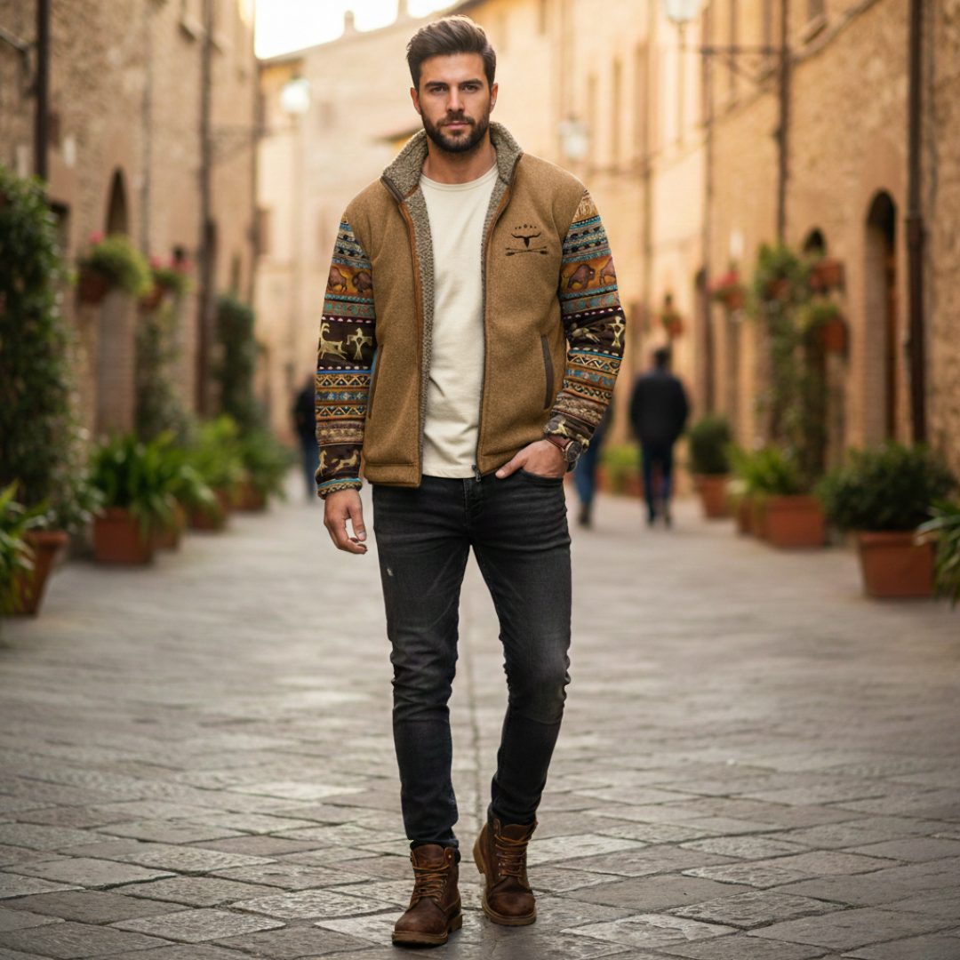 Zeus | Giacca in pile da esterno per uomo