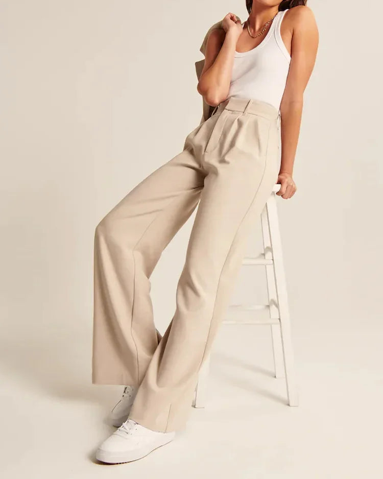 Margareth | Tailored Wide Leg Trousers
