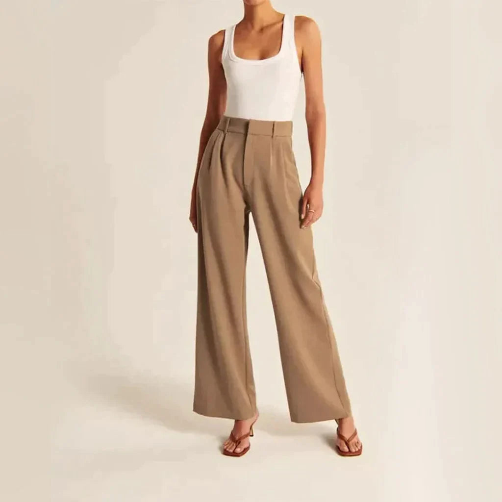 Margareth | Tailored Wide Leg Trousers
