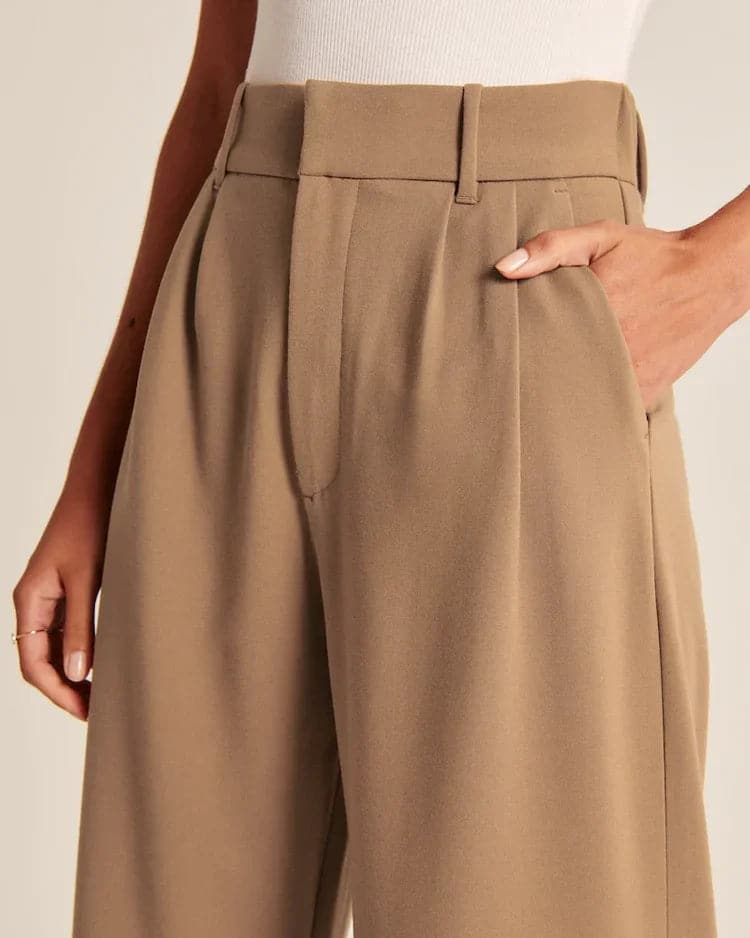 Margareth | Tailored Wide Leg Trousers