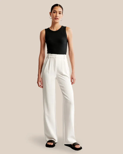 Margareth | Tailored Wide Leg Trousers